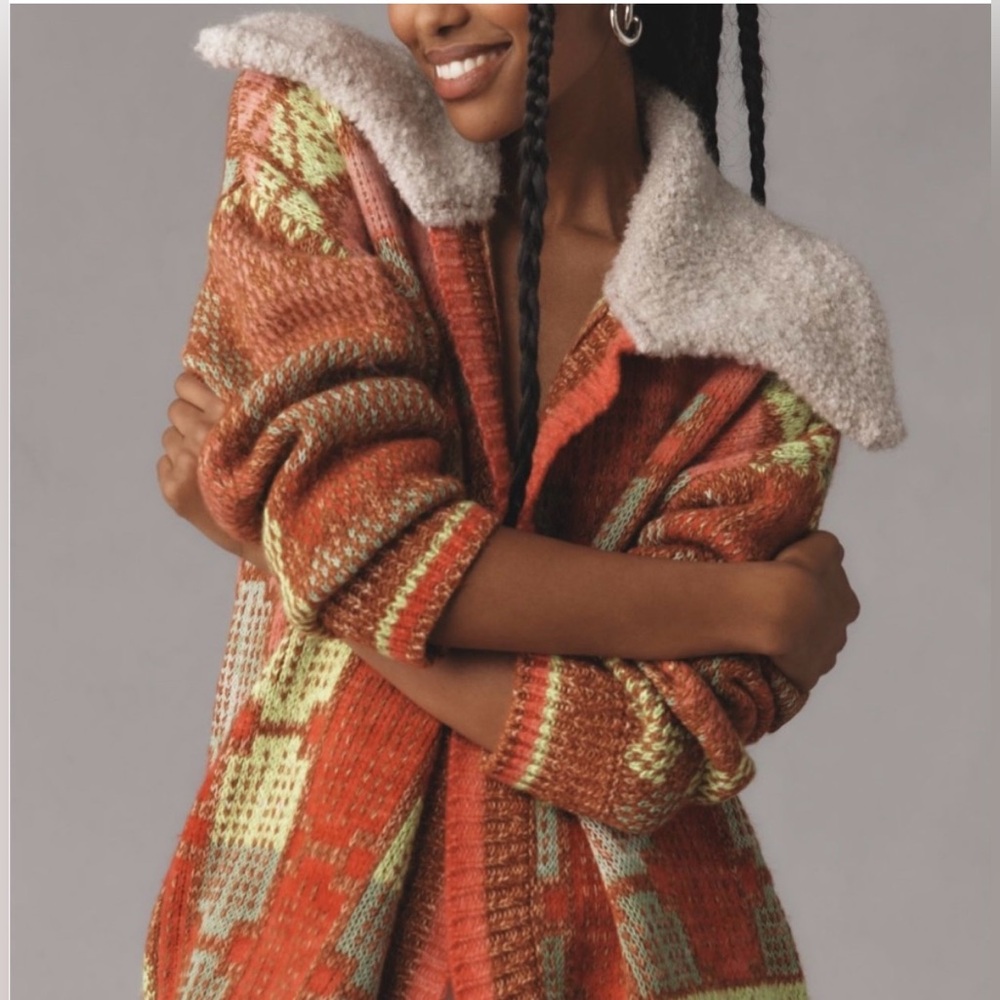 NWT ANTHROPOLOGIE Open Knit Sweater